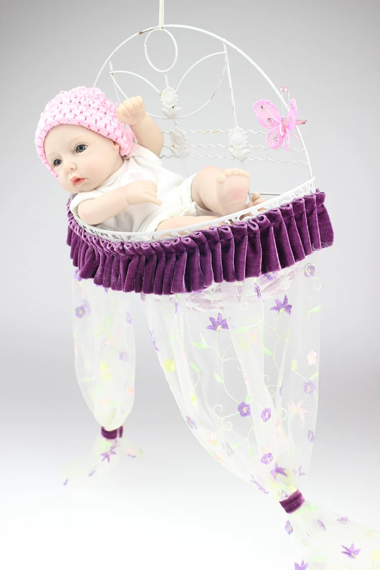 Супер модные Reborn Lifelike силикона Baby Куклы девочки Brinquedos Игрушечные лошадки BJD