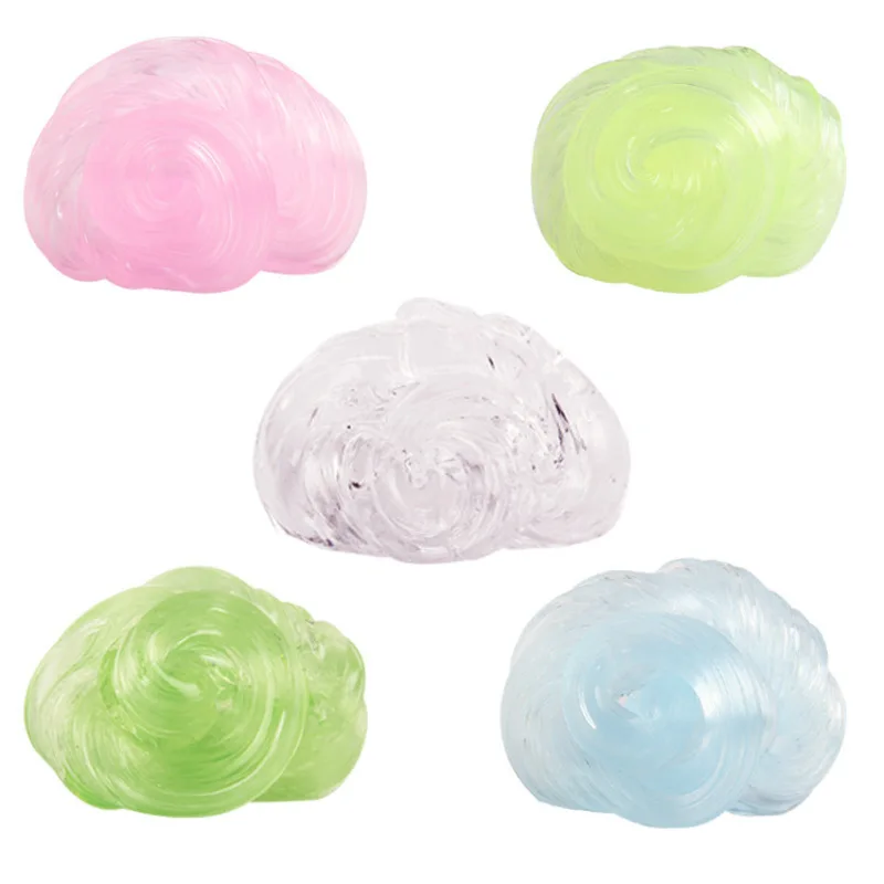 Ручная резинка прозрачный отскакивающий Пластилин слизь легкая умная глина