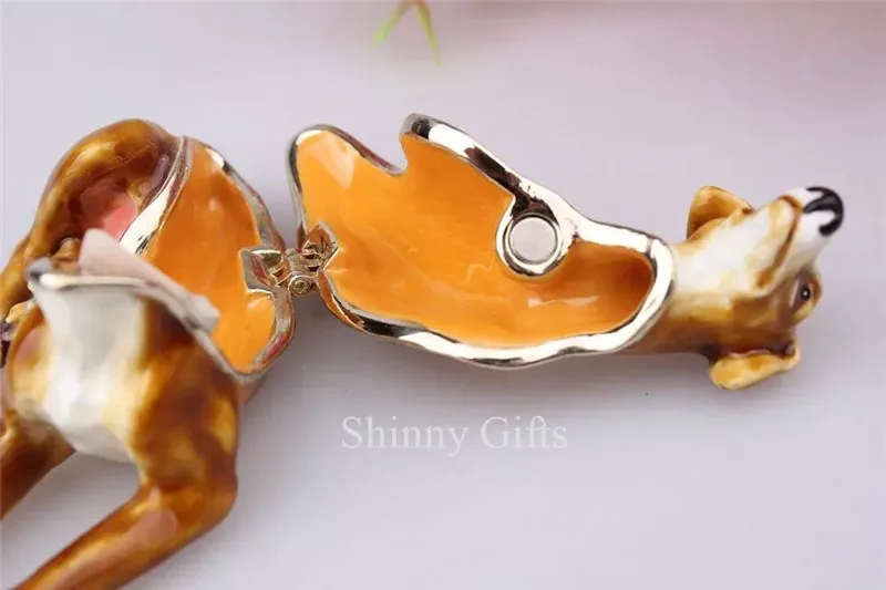 Лабрадор ретривер собака безделушка коробка шарнир сокровище Собака Статуэтка