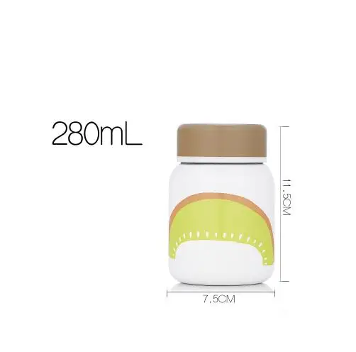 280ML Термос-кружка 280 мл и 350 мл, бутылка для взрослых и детей из нержавеющей стали, детская Вакуумная чашка, бутылка для новорожденных, взрослых, детей, изоляционная чашка - Цвет: 280ML