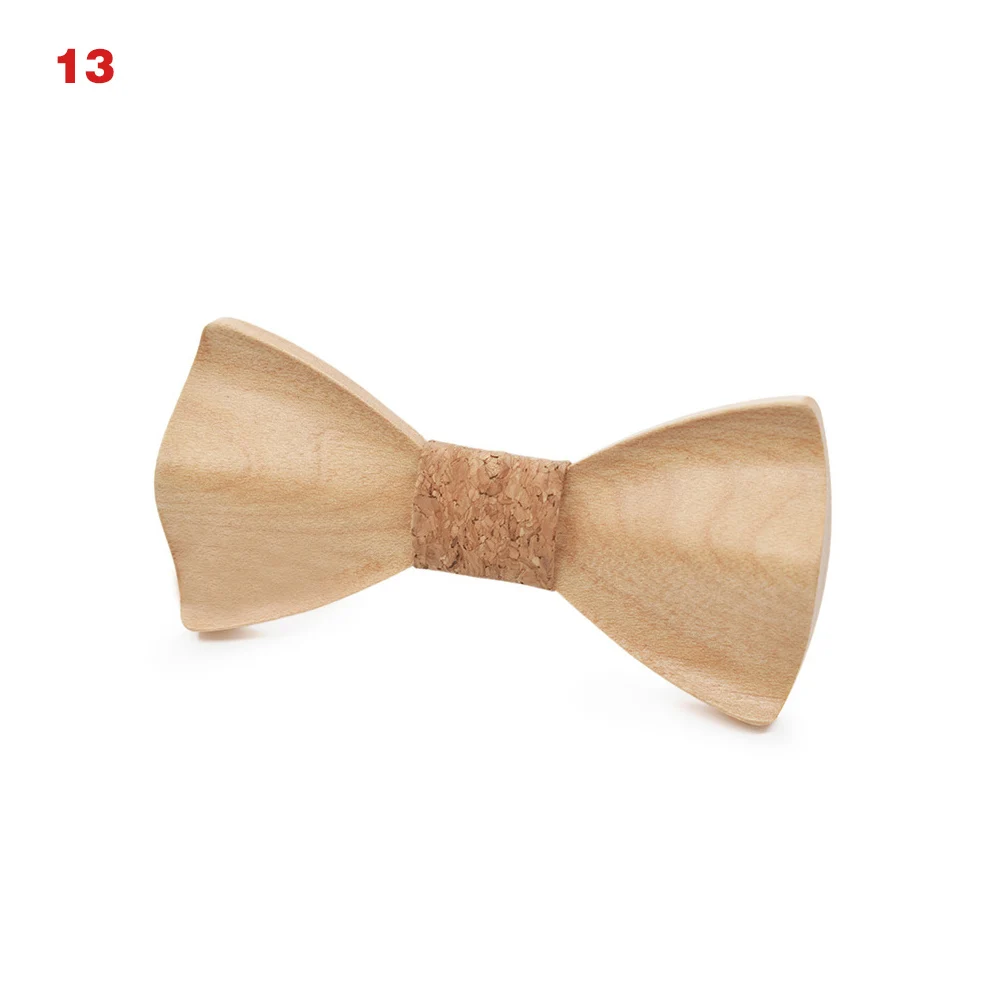 

Newly Men 3D Handmade Wooden Bow Tie Butterfly Bowtie Marriage Wedding Party Business Accessories m99