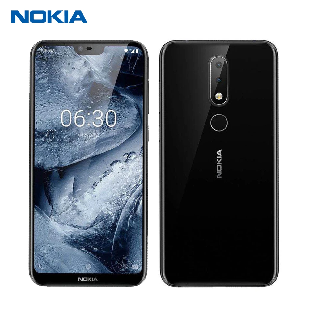 Nokia X6 64 г 6 мобильный телефон 5 8 &quotSnapdragon 636 Octa Core Dual сзади Камера Android отпечатков