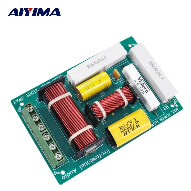 AIYIMA 200W Crossover HIFI High Quality 2way Speaker Frequency Board Divider DIY 1/2 Dividers Home Car Audio System | Электроника