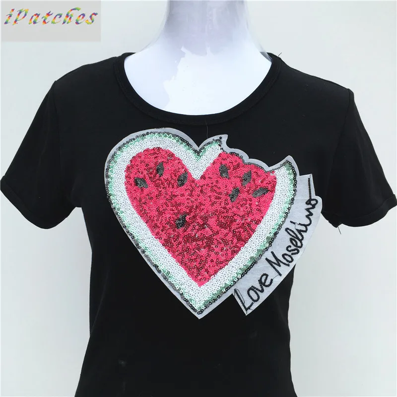 1 шт. патчи для одежды с рисунком кота кактуса ананаса и блестками|sequin patches|patches for