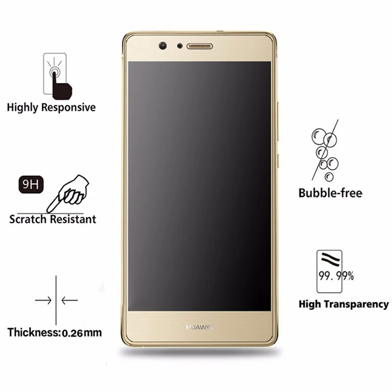 MRGO закаленное стекло для Huawei P9 Lite экран протектор 9 H телефон защитная пленка