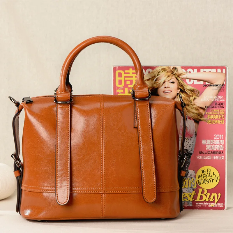 Женские сумки из 100% натуральной кожи через плечо для женщин сумка Bolsa Feminina Tote