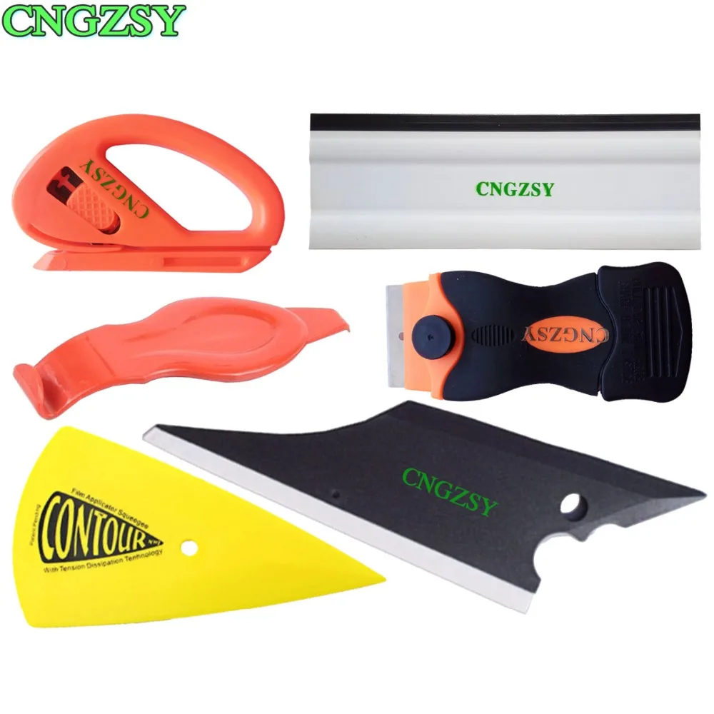

CNGZSY Tools For Tinting New Arrival Vinyl Cutter Knife Soft Rubber Squeegee Glue Cleaner Wiper Corner Scraper Wrap Tools K88