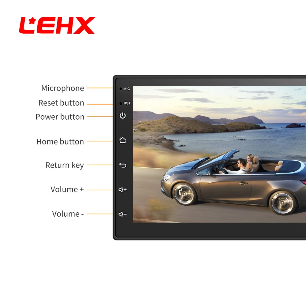 LEHX автомобильный android 8,1 автомобильный dvd для toyota nissan qashqai x trail-note almera juke Мультимедиа Навигация gps универсальный Автомобильный плеер