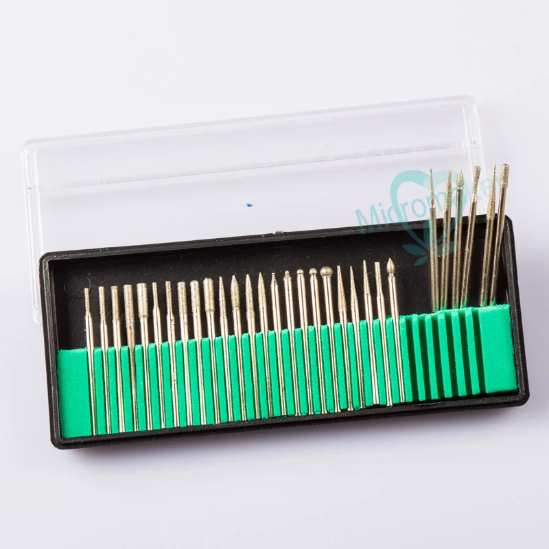 30 шт./кор. стоматологическое лабораторное оборудование алмазные боры фрезы