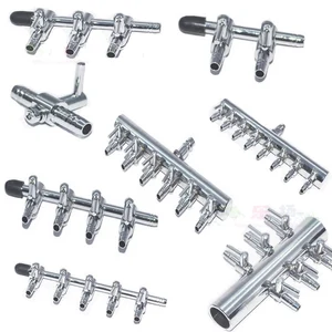 Аквариумный сплиттер с кислородным насосом AA005, аксессуары для аквариума, 1, 2, 3, 4, 5 способов, регулирующий клапан для аквариума, 4*6 мм