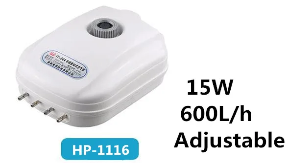 HP-1116 8,5 Вт 15 Вт 110-240 В кислородный насос электромагнитный воздушный насос плюс кислородный насос немой аквариум для рыб Пруд, фекальный бак - Цвет: HP-1116