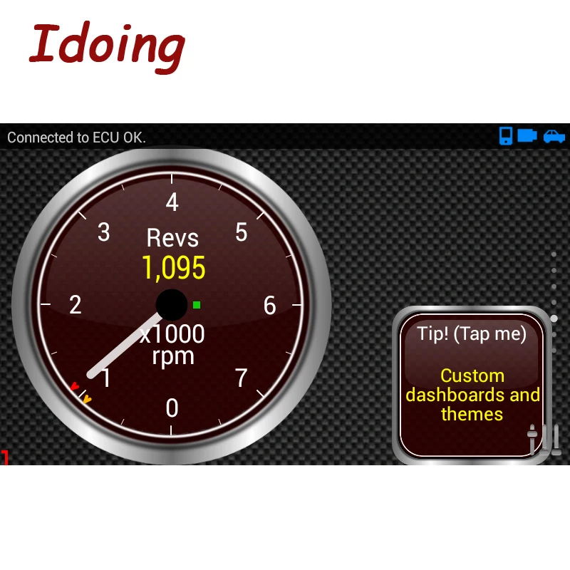 Автомобильный диагностический сканер IDoing ELM 327 V1.5 Bluetooth OBD2 автомобильный