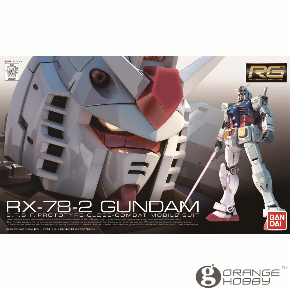 OHS Bandai RG 01 1/144 мобильный костюм сборочная модель строительные комплекты андам