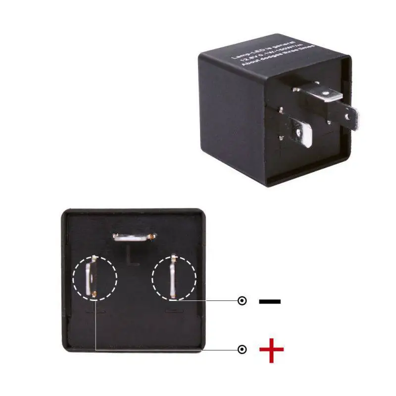 Motorbike Fix Blinker Adjustable Frequency LED Flasher Relay Motorcycle Turn Signal Indicator | Автомобили и мотоциклы