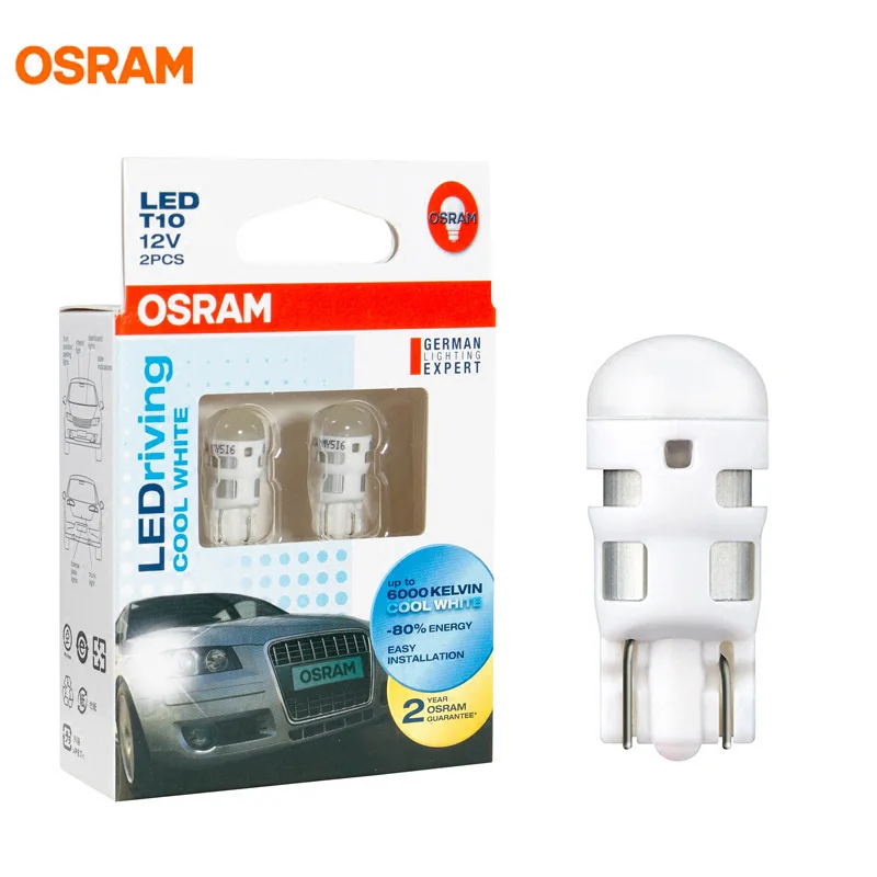 Лампа Ксеноновая OSRAM СВЕТОДИОДНЫЙ T10 T20 S25 W5W W21W P21W P21/5 Вт PY21W светодиодный расклинивающий Стандартный автомобильный Боковой габаритный фонарь лампы сигнала поворота светильник Интерьер светильник пара - Испускаемый цвет: T10 2880CW CoolWhite