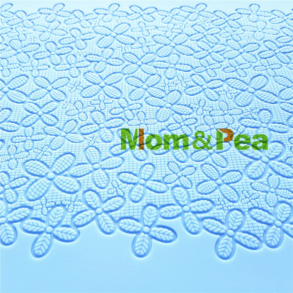 Mom & Pea GX203 Бесплатная доставка Цветы Кружева Pad украшение торта помадка торт 3D