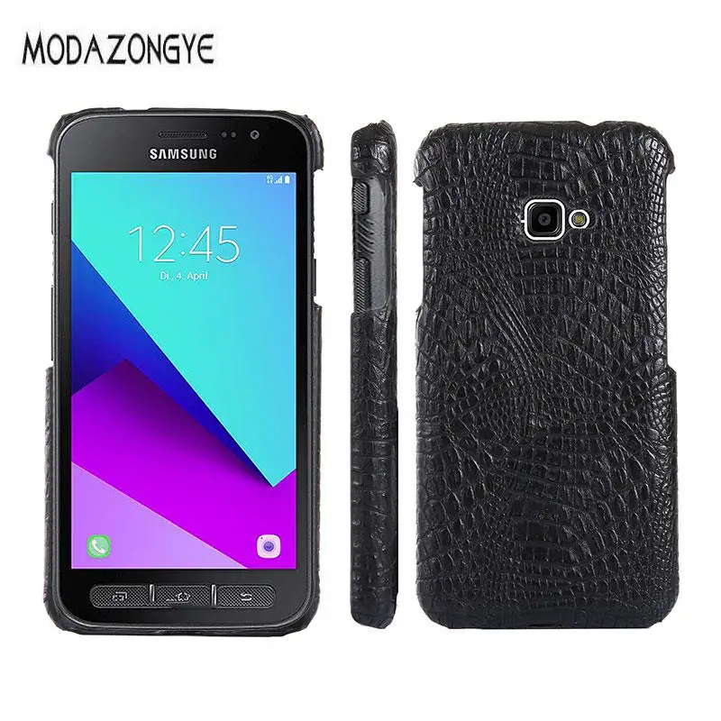 Для Samsung Xcover4 чехол Роскошный PU кожаный твердый пластиковый на заднюю панель для