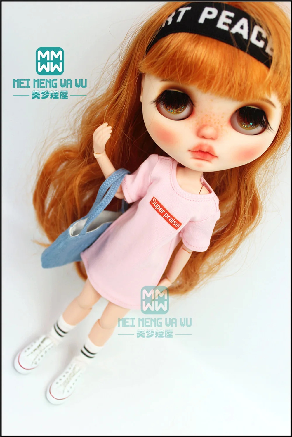 Новинка 2019 одежда Blyth Azone модная трендовая длинная футболка носки для 28 30 см 1/6