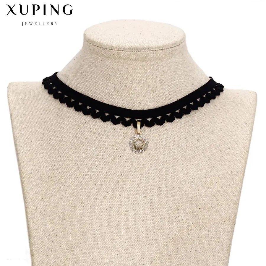 Колье за шею женская одежда аксессуары черного кружева татуировки готический