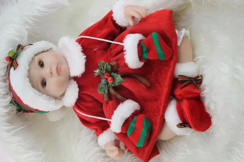 40 см Силиконовые Детские куклы Rebron ручная работа Реалистичная кукла красное