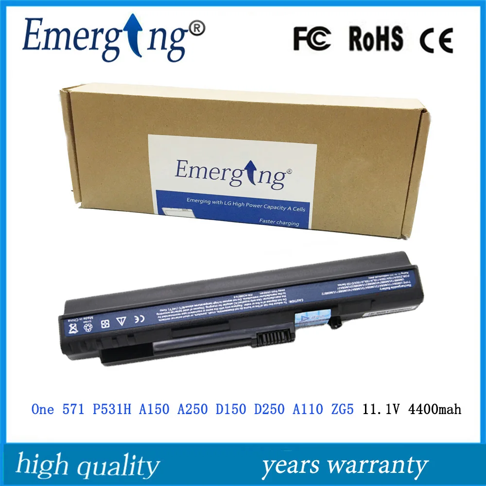 

New Laptop Battery for Acer One 571 P531H A150 A250 D150 D250 A110 ZG5 UM08B73