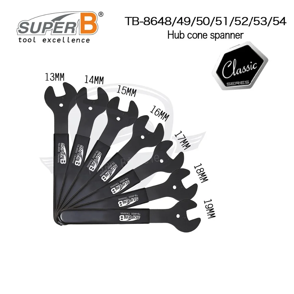 Супер B TB 8648/8649/8650/8651/8652/8653/8654 конусный Ключ ступицы для 13 мм ~ 19 инструмента ремонта