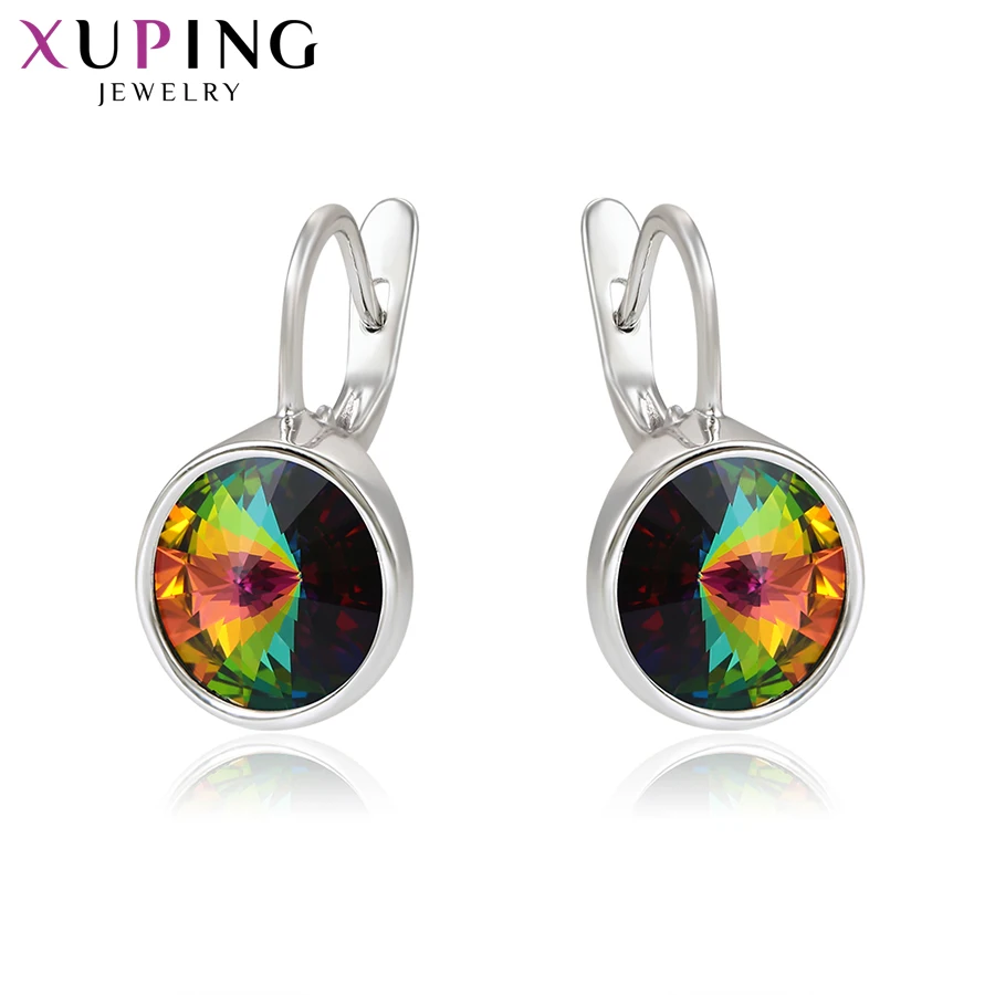 Xupingg индивидуальность серьги винтажные кристаллы от Swarovski Роскошные ювелирные изделия литературный подарок подруге S143.6-93833