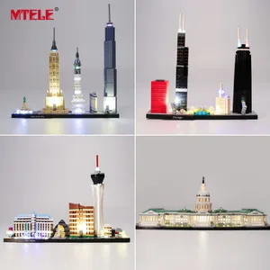 Осветительный комплект YEABRICKS для архитектуры Skyline LondonСоединенные Штаты, совместимый с 210262102721028210302103221042