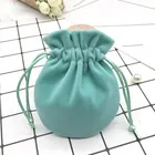 Высококачественный бархатный мешок для ювелирных изделий на шнурке, мешок для подарков, конфетных наушников, браслет, ожерелье, сумка для хранения