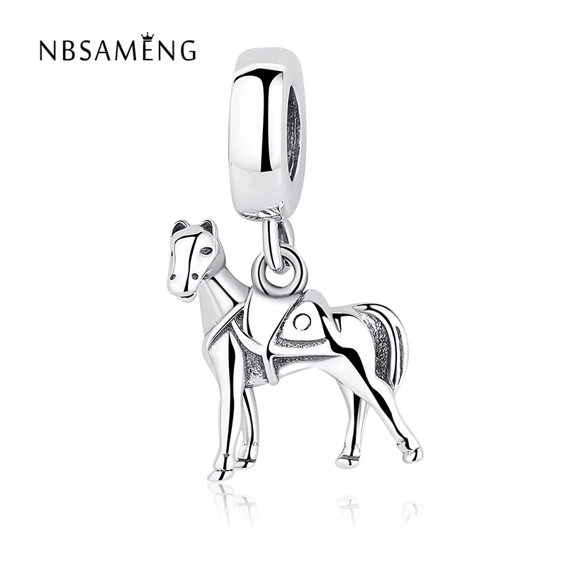 Кулон в виде лошади Максимуса из серебра 925 пробы|silver beads|925 sterling silver beadssterling beads |