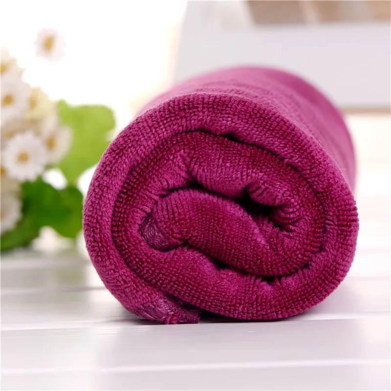 Одноцветное Впитывающее банное полотенце -- 70*140 см из микрофибры быстросохнущее