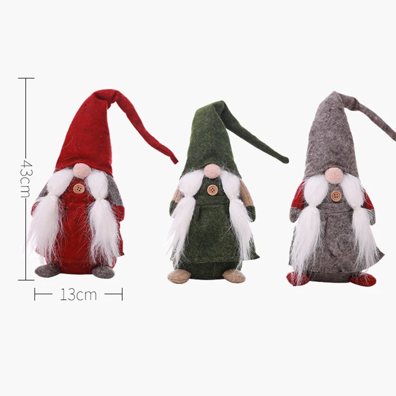 Рождественские куклы ручной работы Gnome новогодние вечерние подарки на праздник