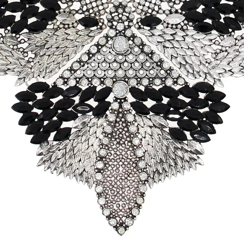 Женское винтажное большое массивное ожерелье модное дизайнерское Ожерелье