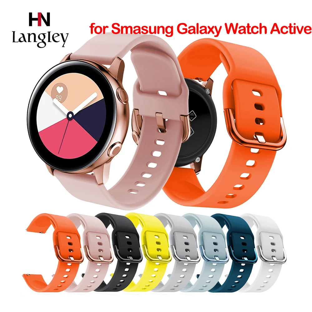 

20 мм 22 мм ремешки для samsung Galaxy Watch 42 мм 46 мм S2 S3 классические браслеты Galaxy Watch Active 40 мм браслеты