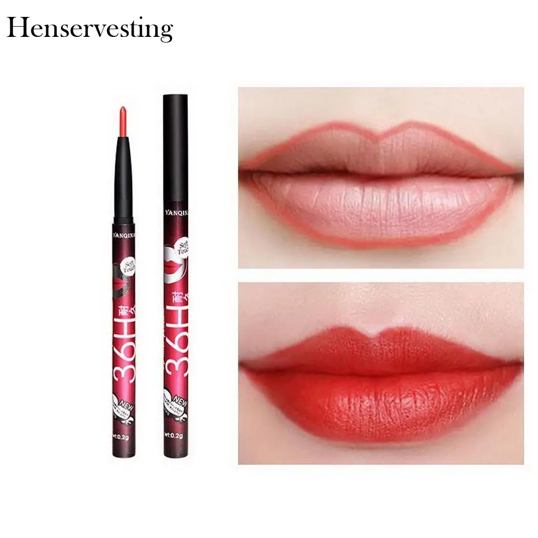Карандаш для губ ручка Водонепроницаемая стойкая губная помада высокой чистоты