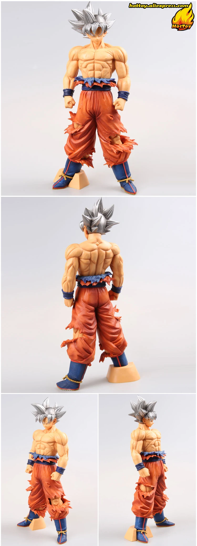 Banpresto разрешение солдат грандиста Коллекция фигурка-Ультра инстинкт Сон Гоку Гохан гогета "Dragon Ball SUPER"