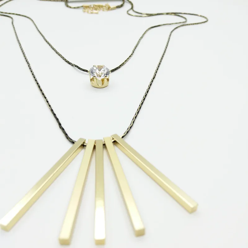 Свободный Корабль Долго Кубический Цирконий Ожерелье Мода Позолоченные