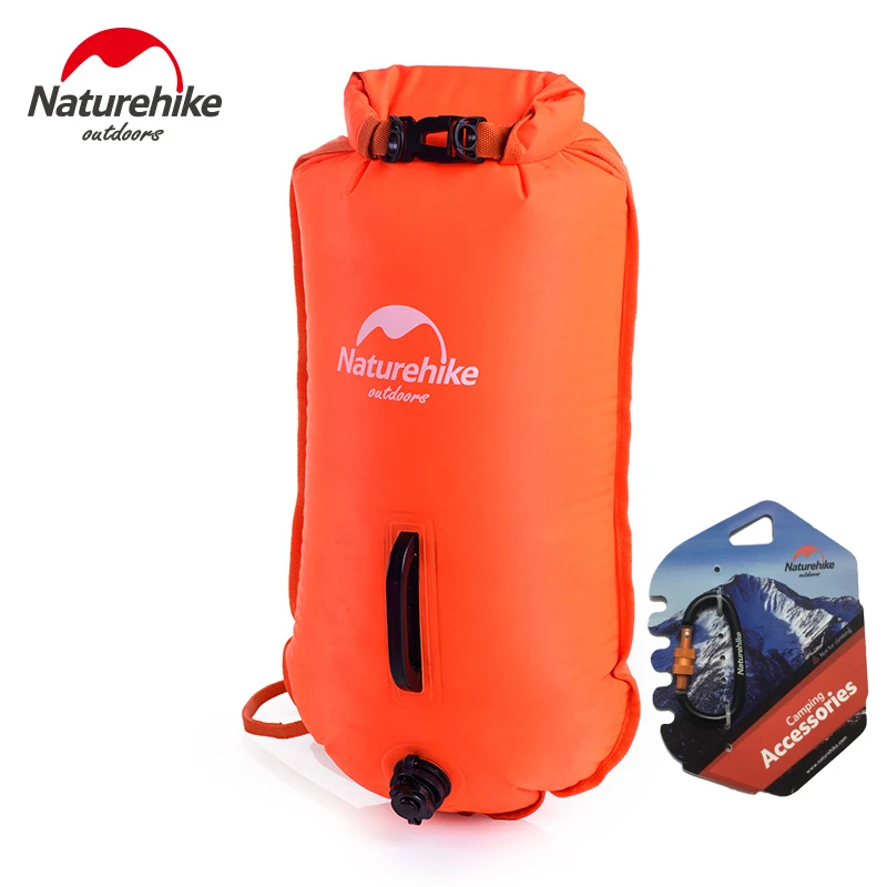 

Надувная плавательная сумка Naturehike, спасательный круг, для бассейна, сухой водонепроницаемый мешок для плавания, для дрифтинга, розовый, ора...