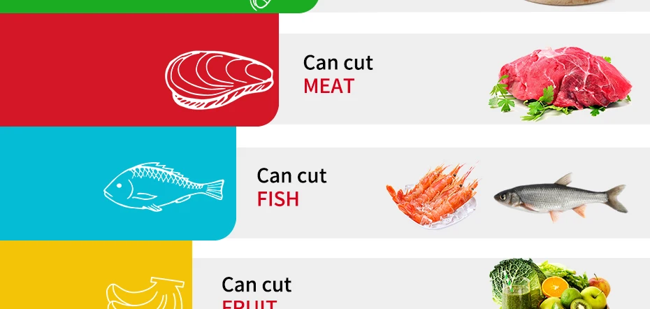 KONCO Пластиковые Разделочные доски для продуктов, доски для классификации на открытом воздухе, для кемпинга, для овощей, фруктов, мяса, для резки хлеба, Разделочные Блоки