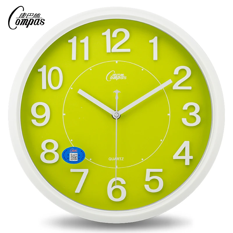 Когда компас немой настенные часы творческого минималистский современная кварц