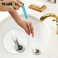 walfos flexible 70cm kitchen sewer cleaning brush bendable bathroom sink tub toilet dredge pipeline cleaning tools brush cleaner