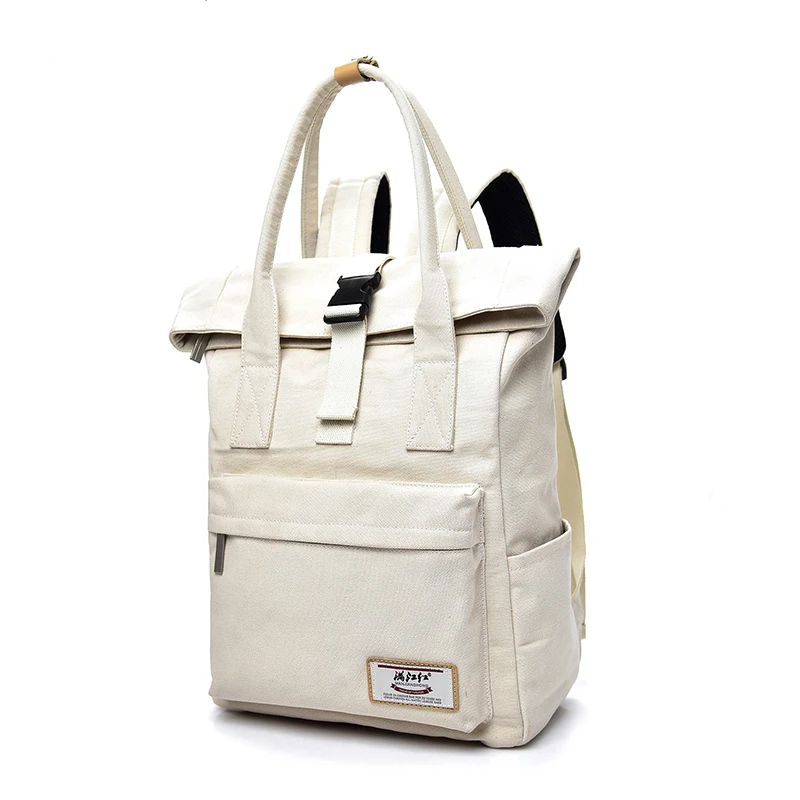 Новый Большой Вместительный модный холщовый женский рюкзак повседневный