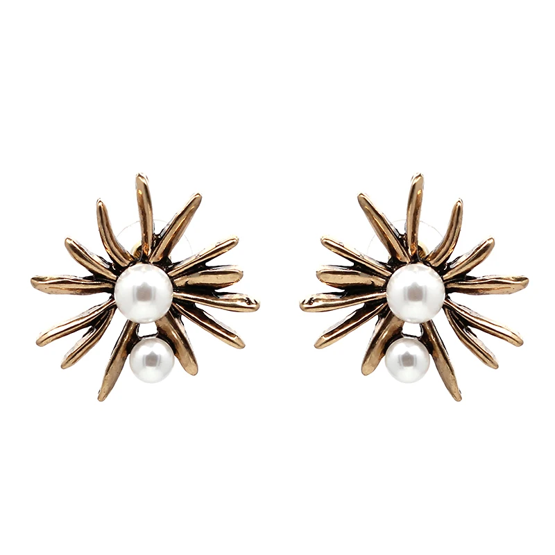 Модные женские серьги FASHIONSNOOPS дизайнерские металлические простые массивные