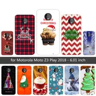 6,01 дюймов для Motorola Moto Z3 Play 2018 Тонкий чехол для телефона с Рождеством роскошный силиконовый чехол для Moto Z3 Play 2018 Capa