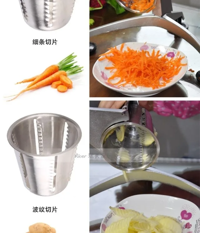 Saladmaster Терка Садовый измельчитель резак салат с пять в форме конуса лезвия Еда процессор