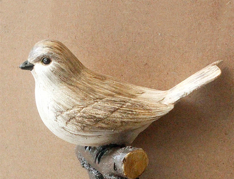 4 шт./компл. Милая птица креативная резиновая модель животного Американский