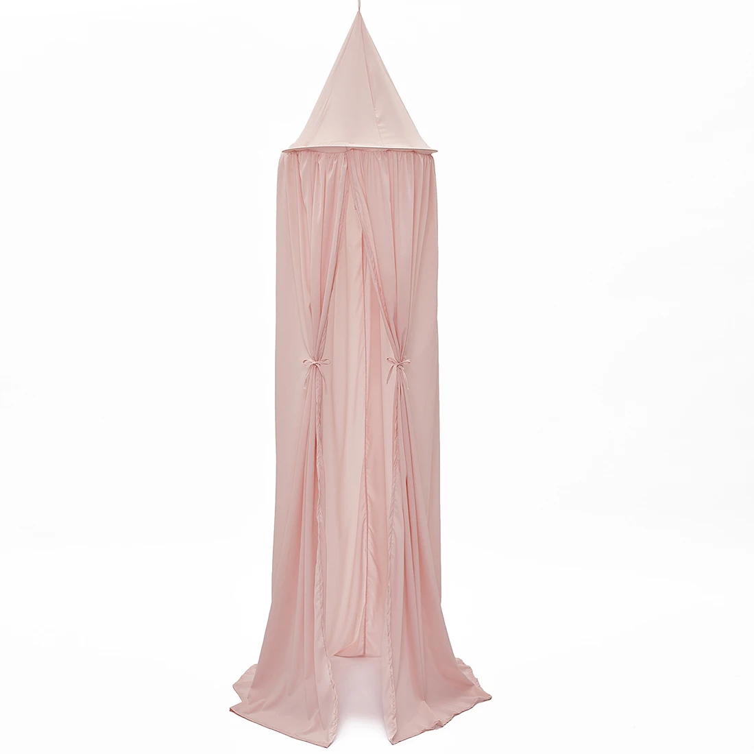 Pink Детские постельные принадлежности, купольная кровать, балдахин, хлопок, сетка, покрывало для кровати, занавески для детей, украшение дома, противомоскитная палатка - Цвет: Pink