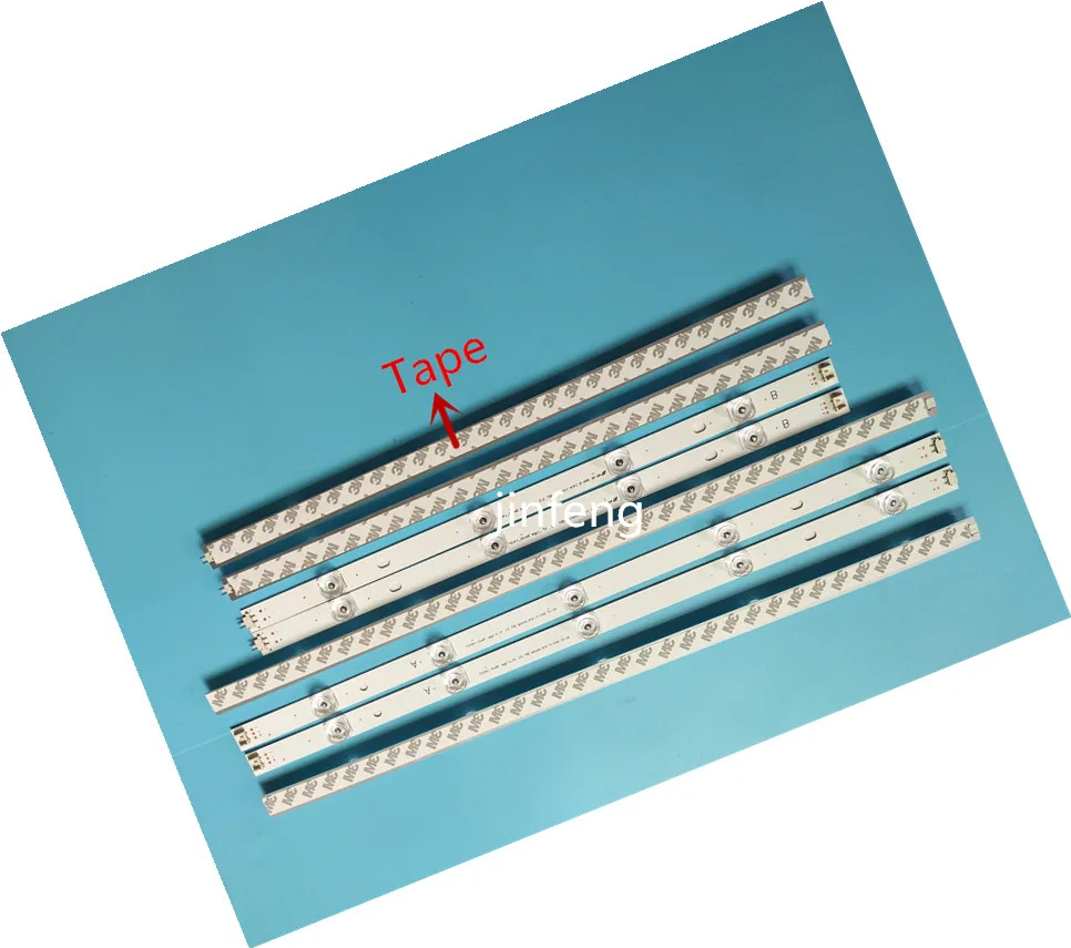 

Novo kit 8 pçs led backlight strip substituição para lg 47lb5610 lc470due innotek drt 3.0 47 polegada a b tipo 6916l-1948