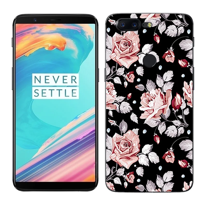 Чехол для Oneplus 5T с модным принтом чехол телефона из мягкого силикона 6 01 &quotдля