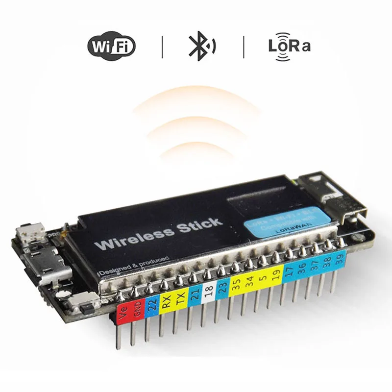 ESP32 Беспроводная палка LoRa SX1276 OLED модуль Wifi Bluetooth макетная плата|Интегральные